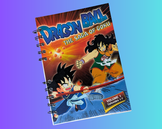 Dragon Ball The Saga of Guku Volume 1 DVD Movie Notebook