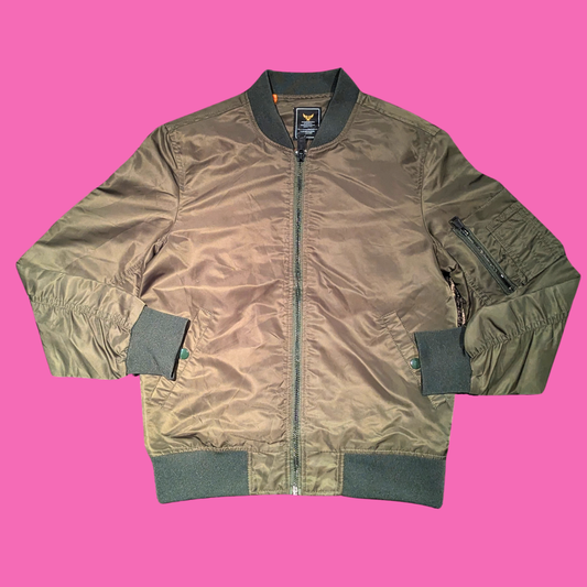 Vintage 1990's Khaki Green Jacket Size M