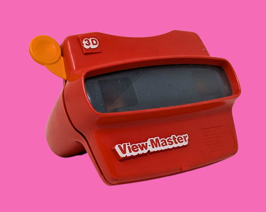 Jouet View-Master rouge vintage des années 1990