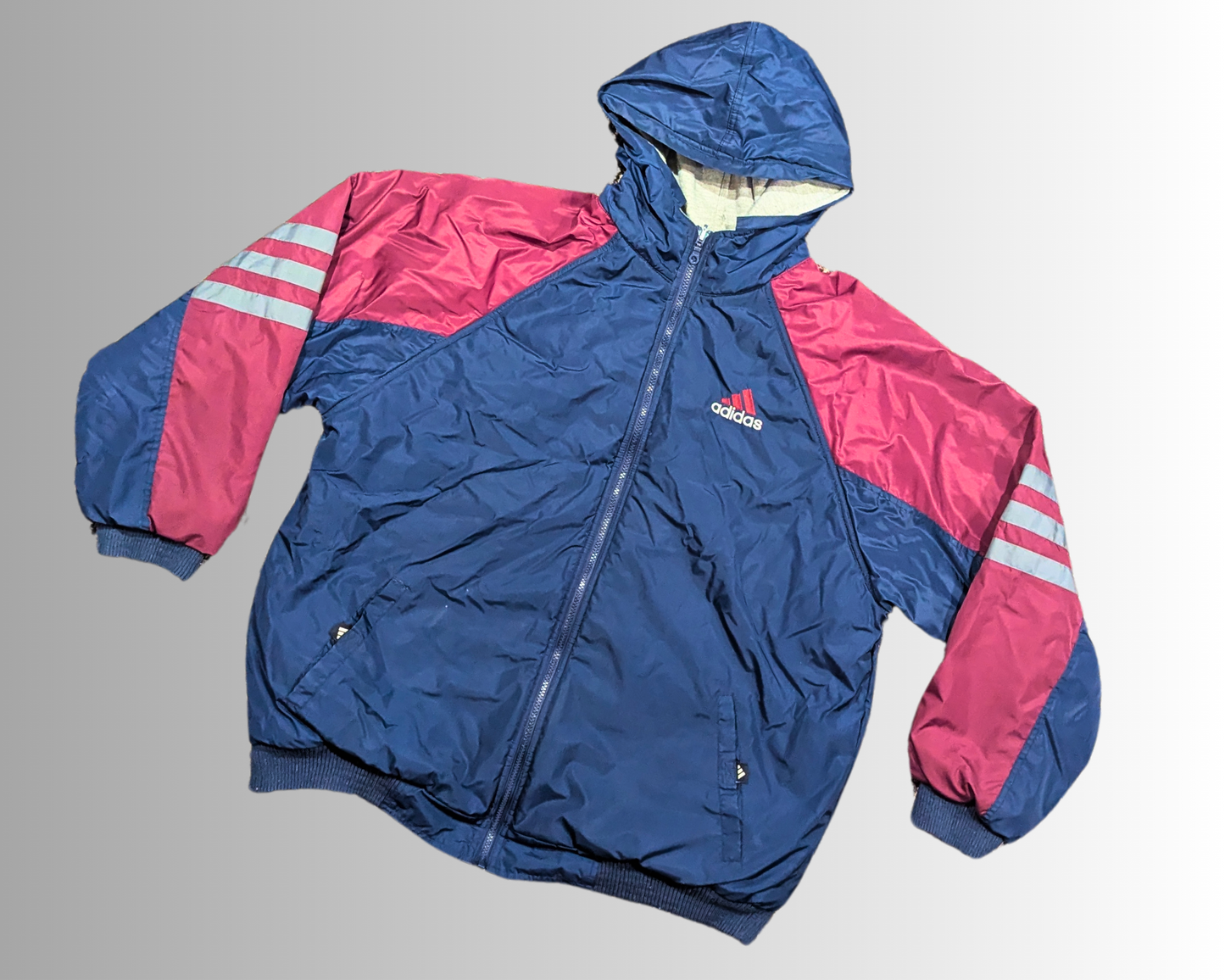 Vintage 1990's Reversible Adidas Sports Jacket Size XL