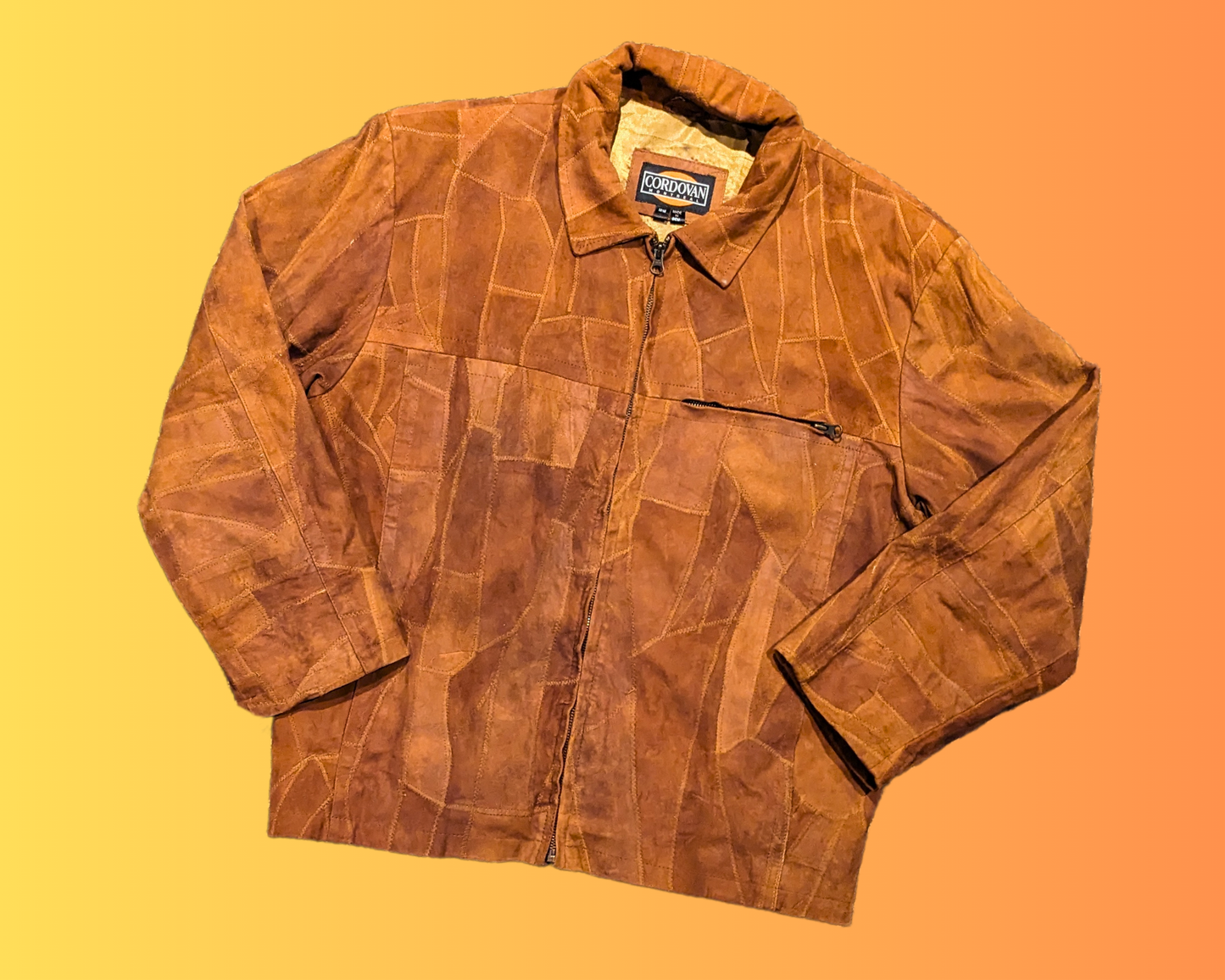 Vintage 1990's Cordovan Montreal Leather Jacket Size M