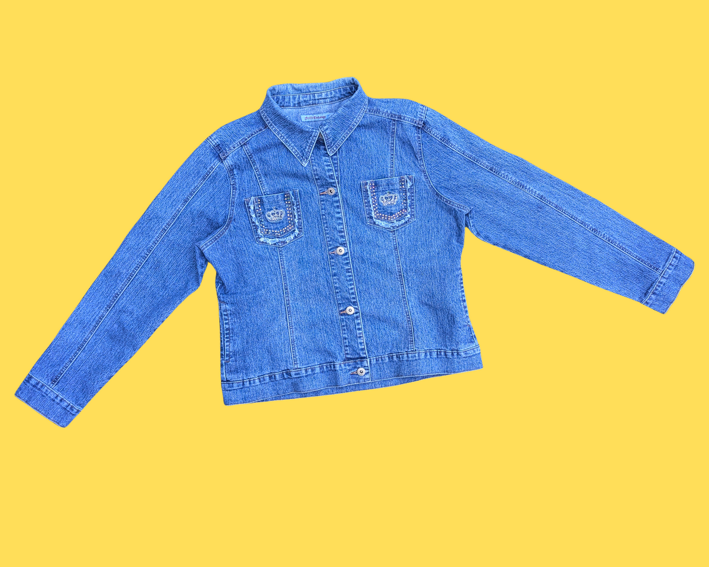 Veste en jean Freddie Mercury, Queen, fabriquée à la main et recyclée, taille XL
