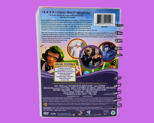Willy Wonka and the Chocolate Factory DVD Movie Notebook