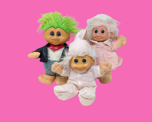 Peluches Trolls vintage des années 1980