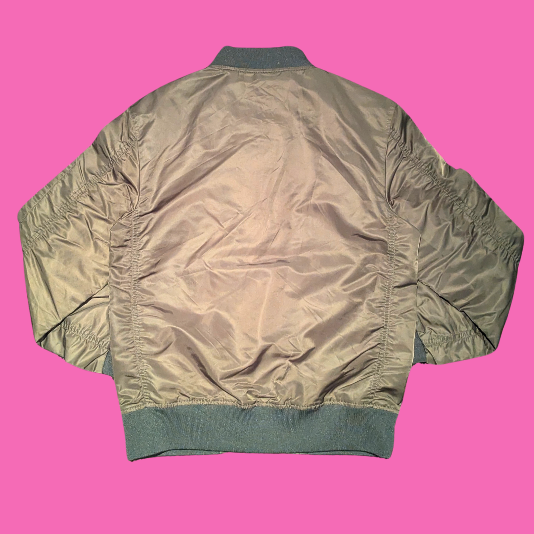 Vintage 1990's Khaki Green Jacket Size M