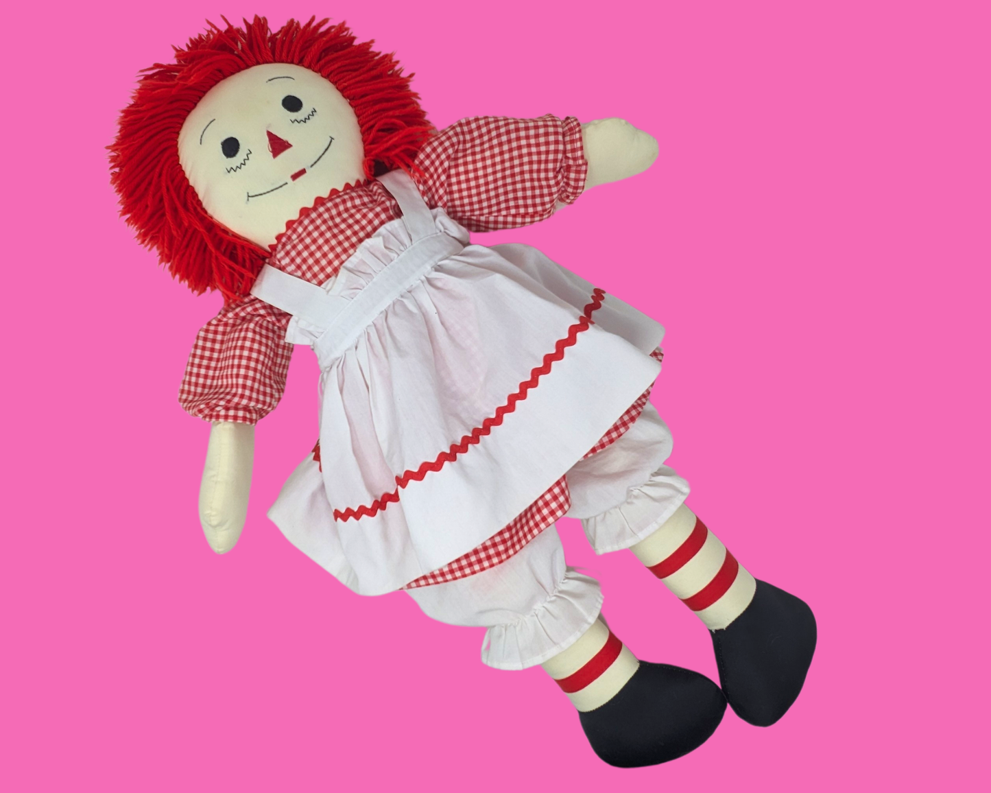 Vintage 1980's Raggedy Ann Doll