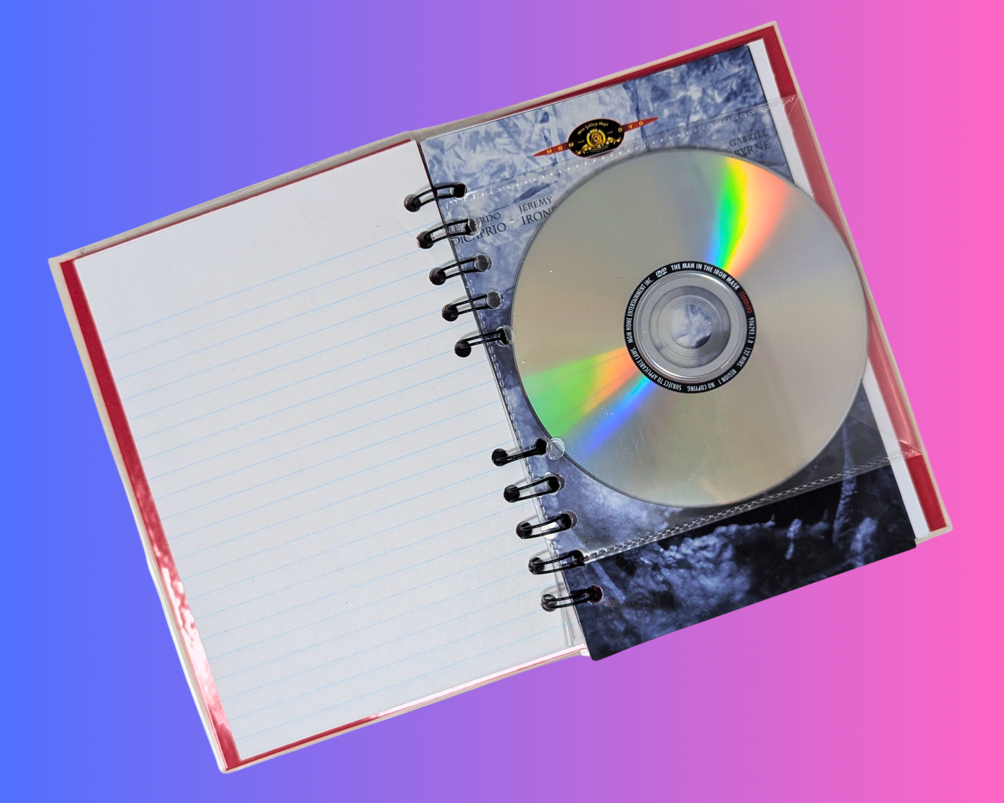 The Man with the Iron Mask DVD Movie Notebook