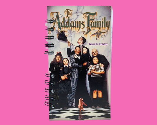 The Addams Family VHS Movie Notebook