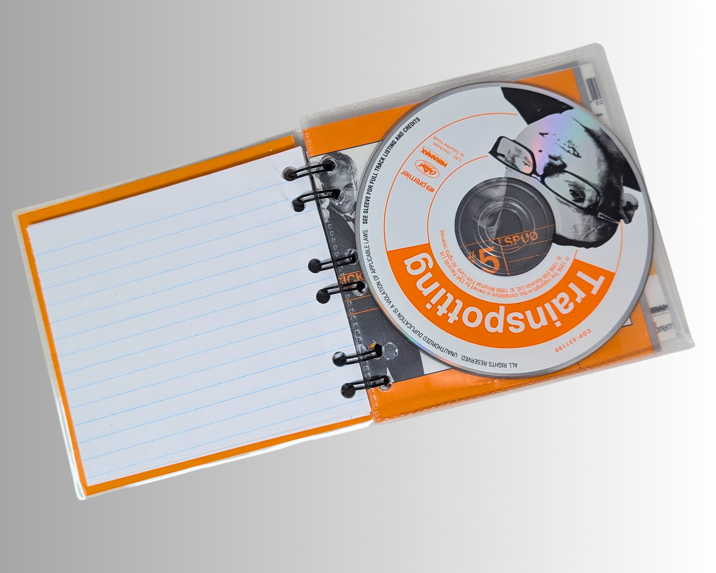 Trainspotting Soundtrack CD Notebook