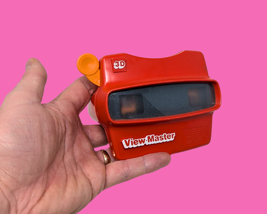 Jouet View-Master rouge vintage des années 1990