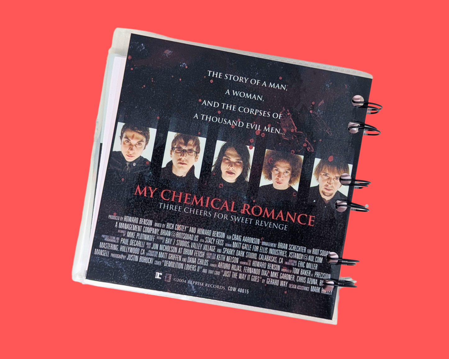 My Chemical Romance, Three Cheers For Sweet Revenge CD Notebook