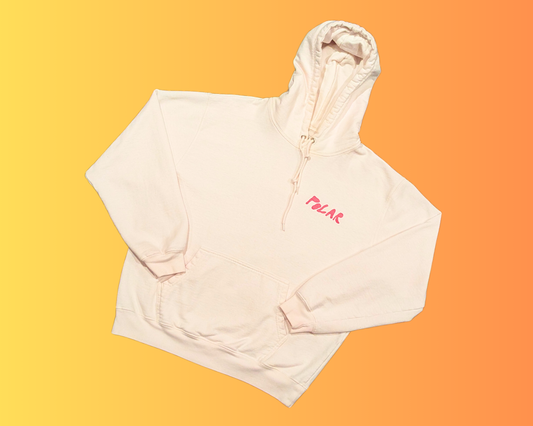 Y2K Polar Elvira Cloud White Hoodie Size M