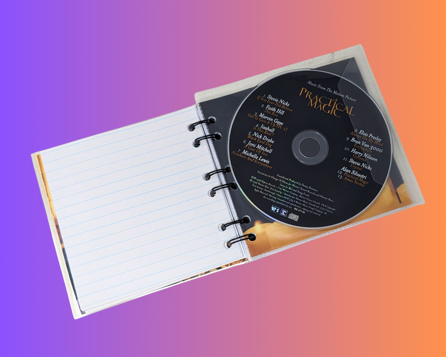 Practical Magic Soundtrack CD Notebook