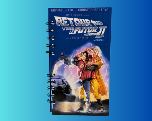 Back to the Future II VHS Movie Notebook
