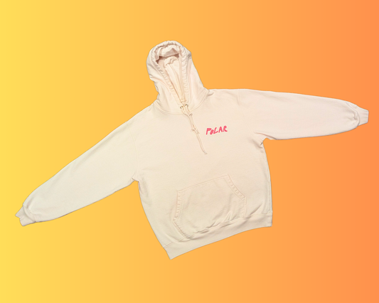Y2K Polar Elvira Cloud White Hoodie Size M