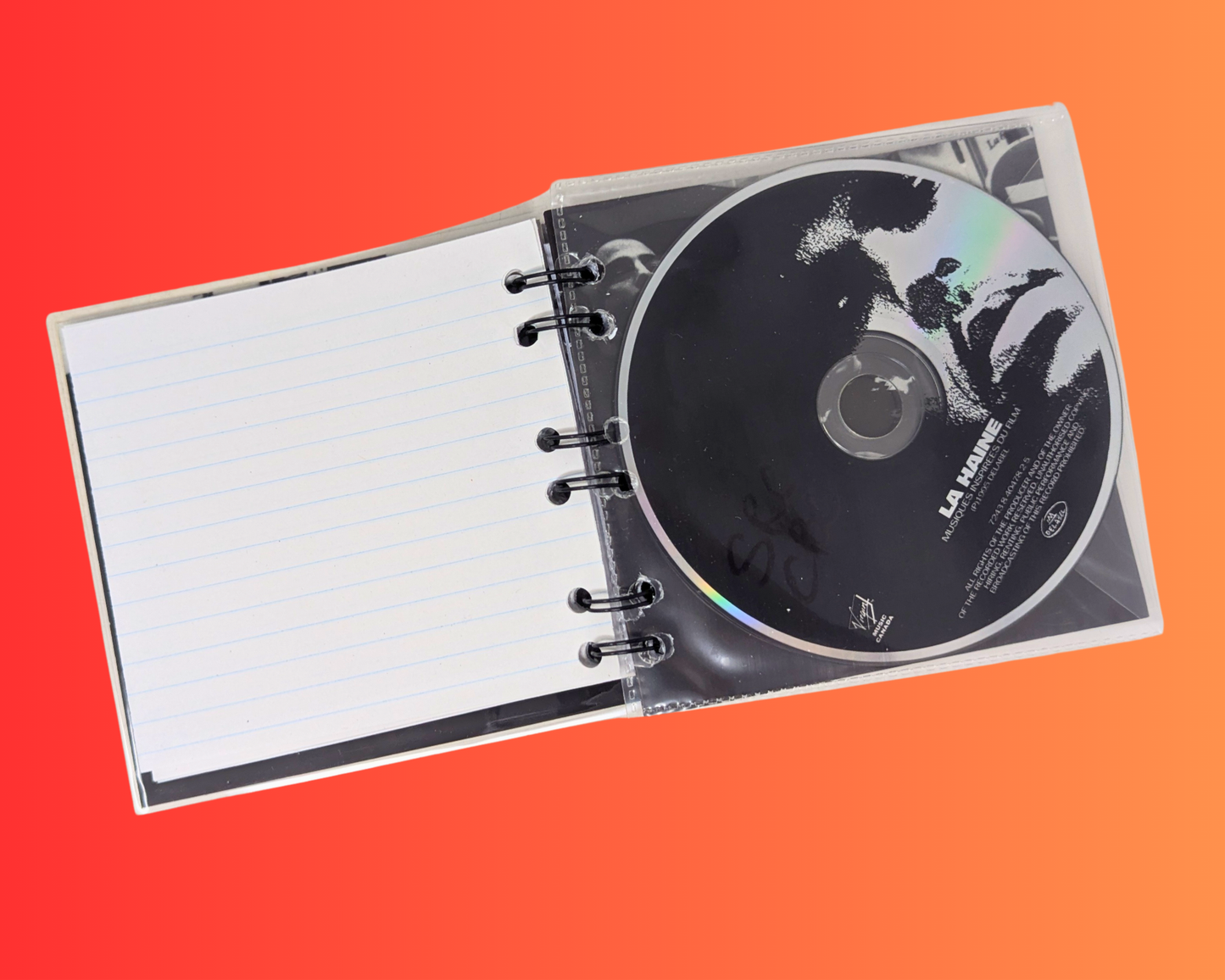 La Haine, Musiques Inspirées du Film CD Notebook