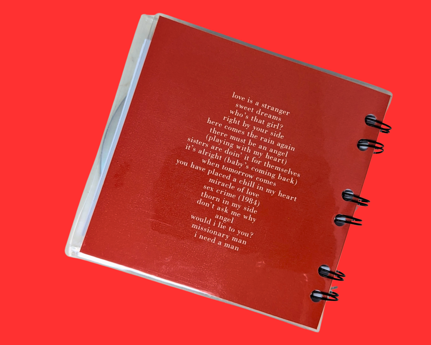 Carnet CD des plus grands succès d'Eurythmics