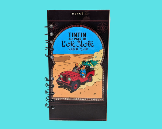 Tintin au Pays de l'Or Noir VHS Movie Notebook