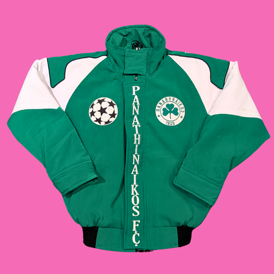 Panathinaikos FC Greece Football Jacket for Kids Size S (See Description for Measurements)
