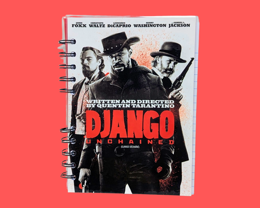 Django Unchained DVD Movie Notebook