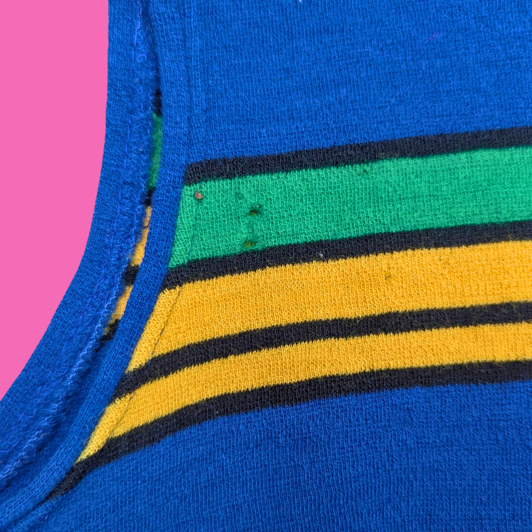Vintage 1970's Funky, Colourful Vest Size M