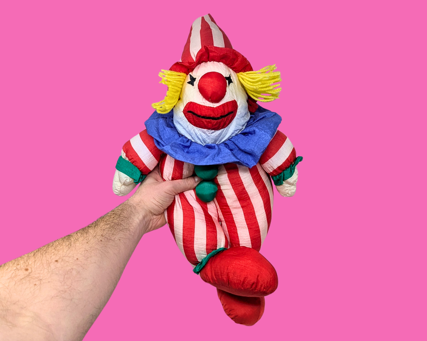 Vintage 1990's Clown Plushie