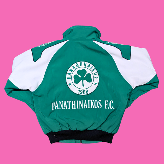 Panathinaikos FC Greece Football Jacket for Kids Size S (See Description for Measurements)