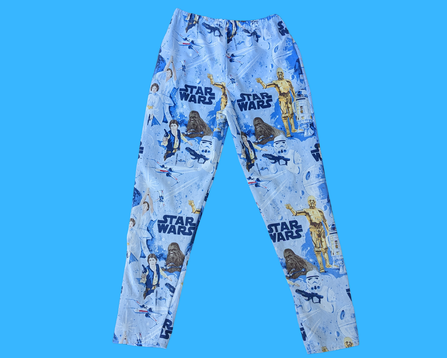 Handmade, Upcycled Star Wars Bedsheet Pajama Bottoms Size M