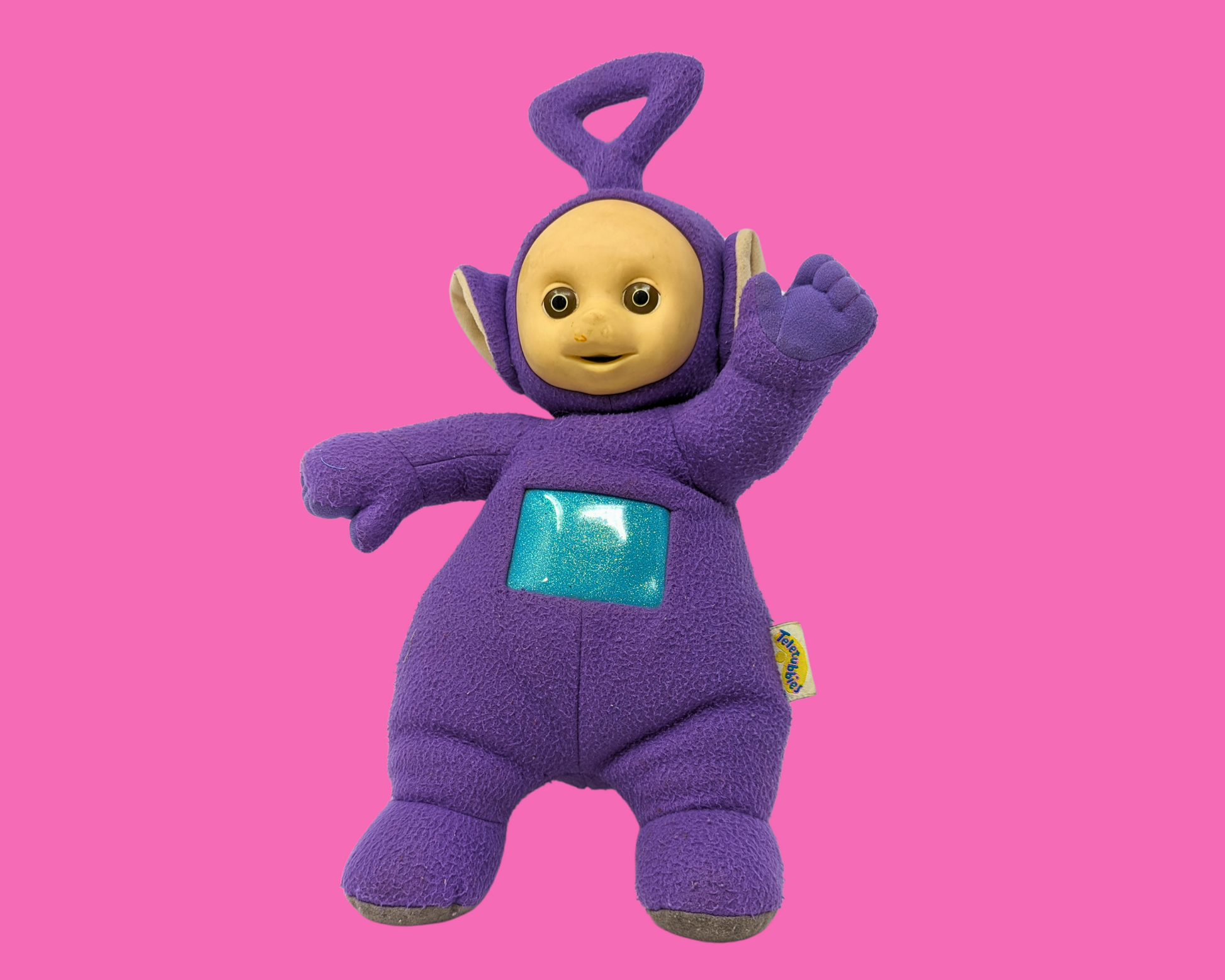 Y2K Tinky Winky Teletubbies Plush Toy Functional myretrospectioninc