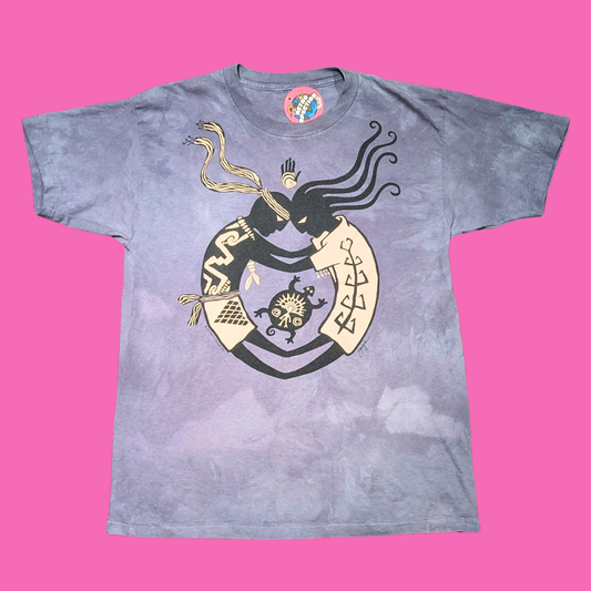 Vintage 1995 Tie-Dye Tribal T-Shirt Size L