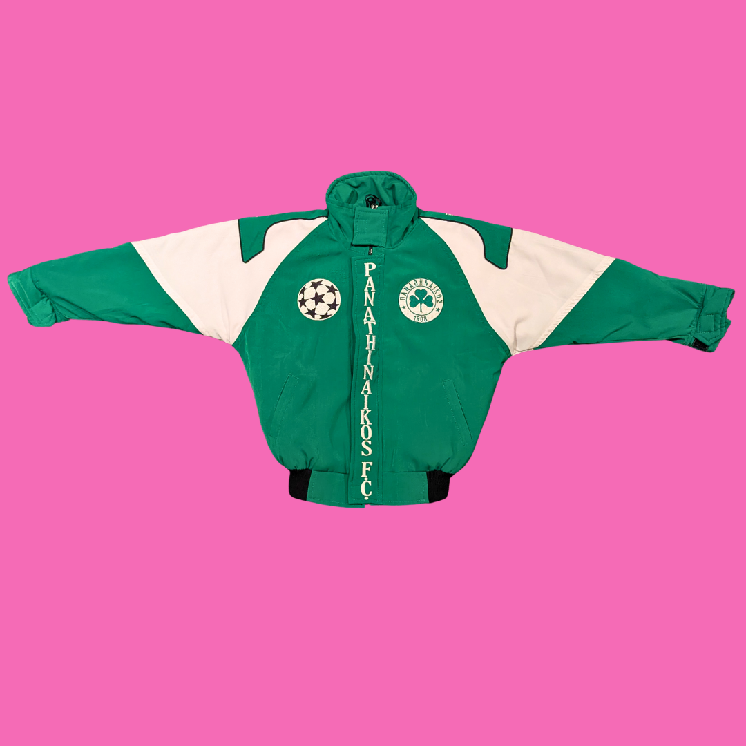 Panathinaikos FC Greece Football Jacket for Kids Size S (See Description for Measurements)