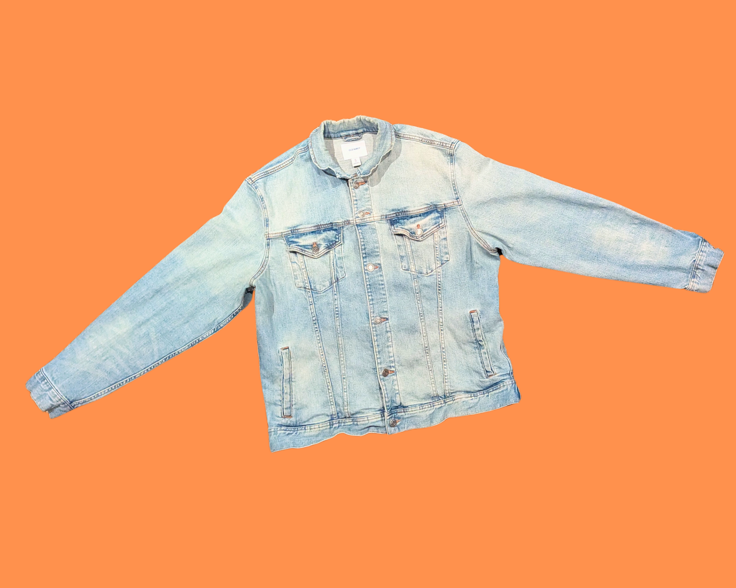 Handmade, Upcycled Denim McDonald's Patterned Fabric Size XL for Women + Matching Tote Bag