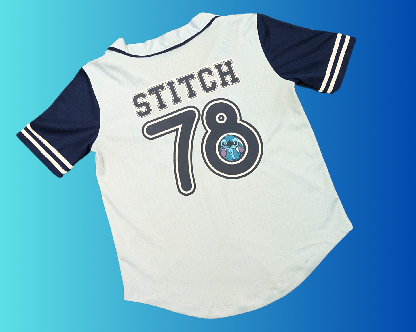 Y2K Walt Disney's Lilo & Stitch Baseball Jersey Size L