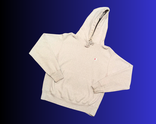Y2K Gray Champion Hoodie Size M