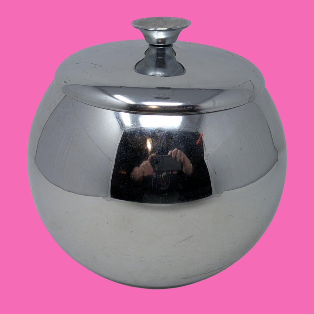 Vintage 1970's Big, Silver Hashtray