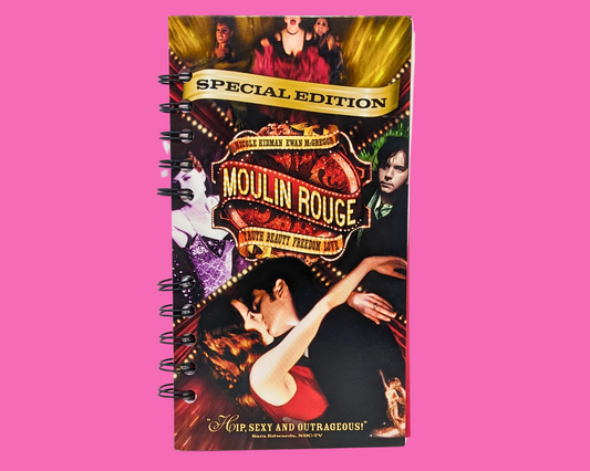 Moulin Rouge VHS Movie Notebook