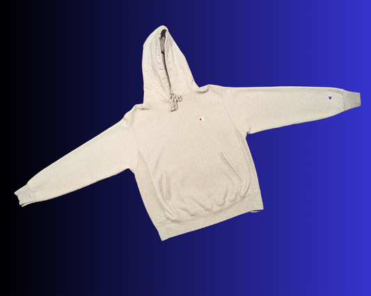 Y2K Gray Champion Hoodie Size M
