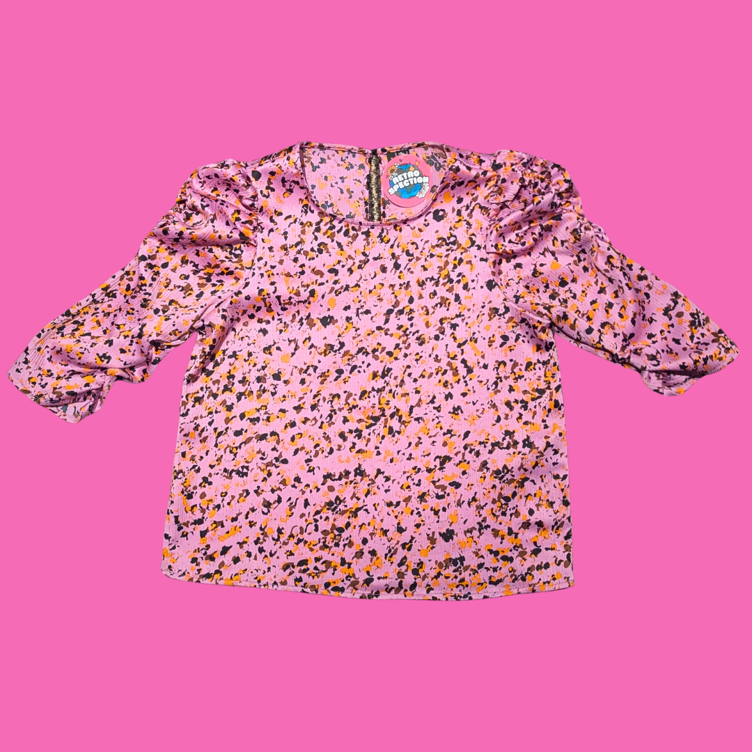 Animal Print, Light Purple Blouse by Vero Moda Size S