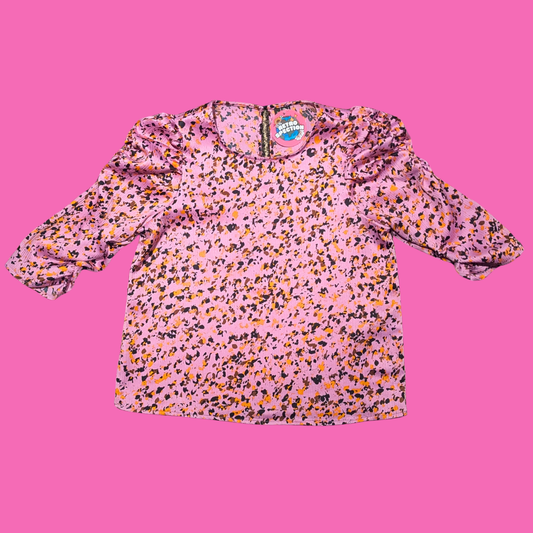 Animal Print, Light Purple Blouse by Vero Moda Size S