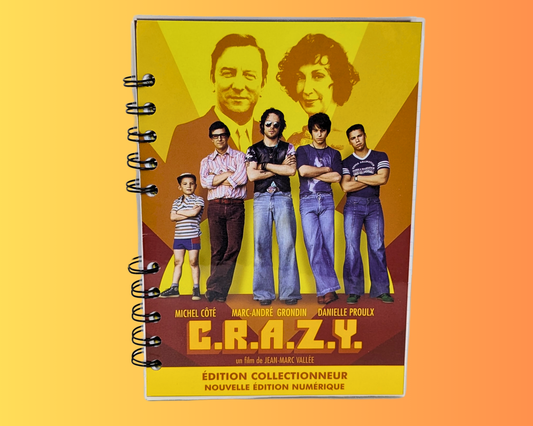 C.R.A.Z.Y DVD Movie Notebook