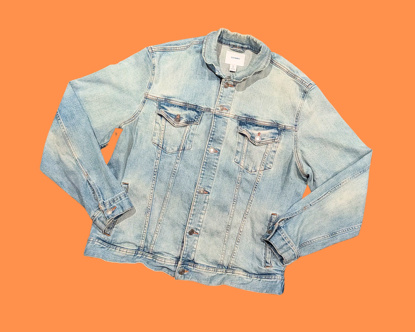 Handmade, Upcycled Denim McDonald's Patterned Fabric Size XL for Women + Matching Tote Bag