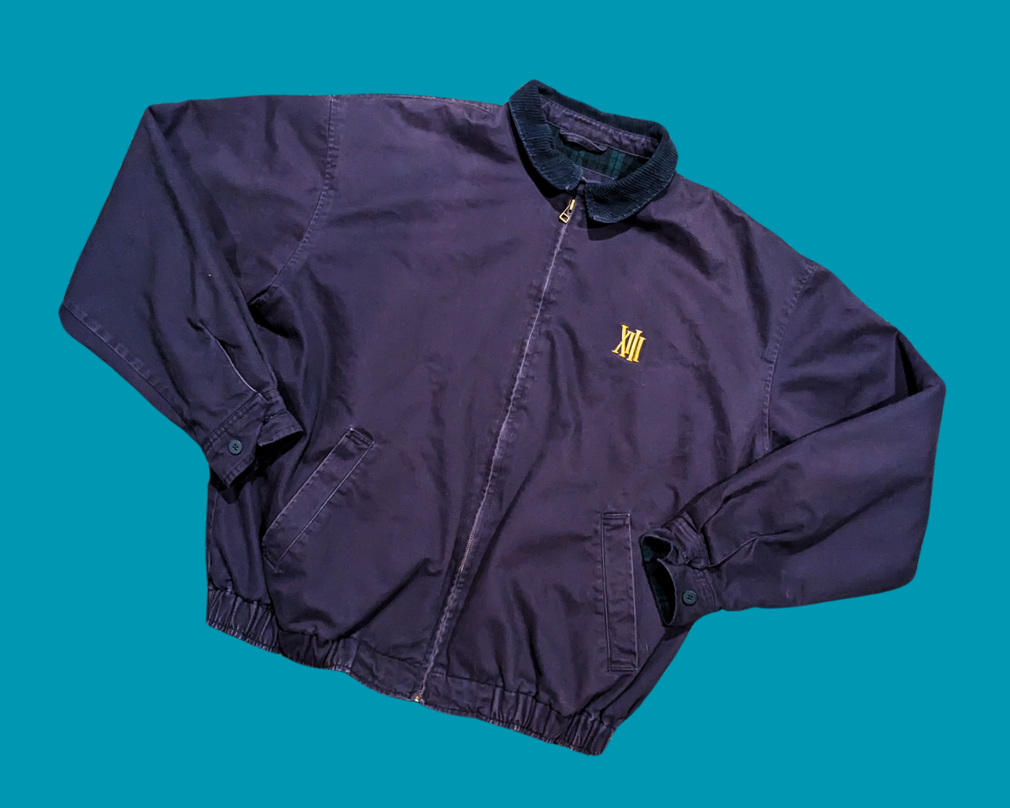 Y2K Dark Purple XIII La Traque Continue Jacket Size L