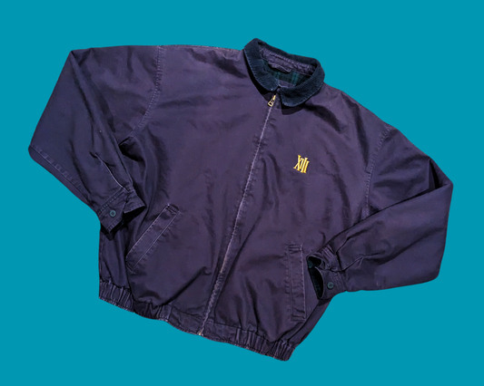 Y2K Dark Purple XIII La Traque Continue Jacket Size L