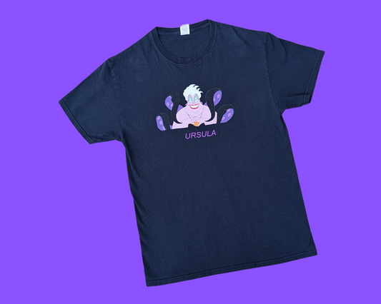 T-shirt vintage des années 1990 avec Ursula de La Petite Sirène, taille M