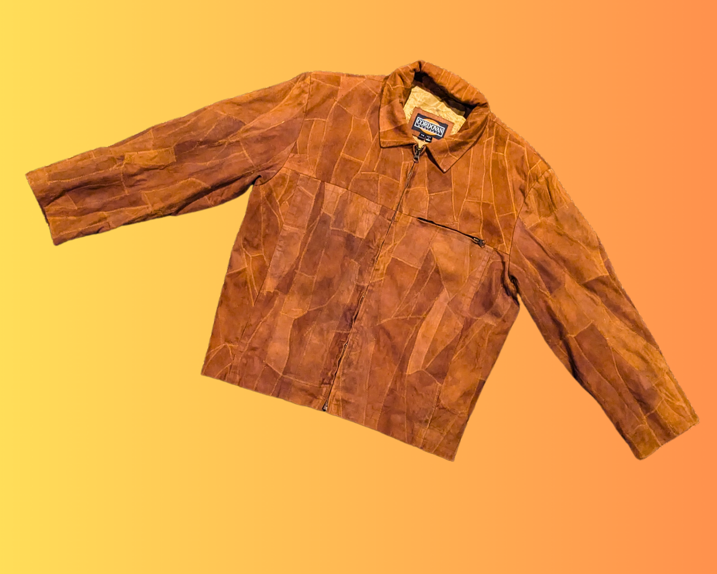 Vintage 1990's Cordovan Montreal Leather Jacket Size M