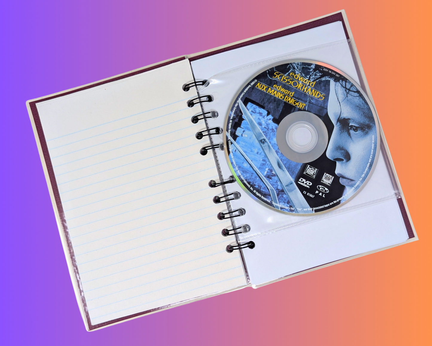 Carnet de notes du film DVD Edward aux mains d'argent