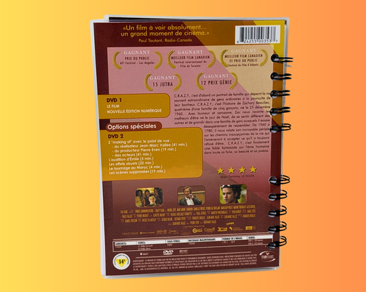 C.R.A.Z.Y DVD Movie Notebook