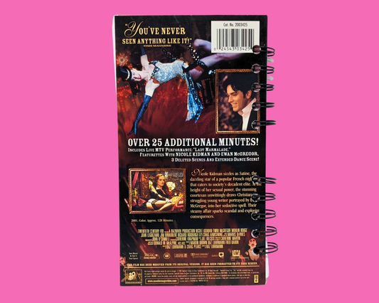 Moulin Rouge VHS Movie Notebook