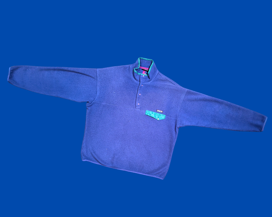 Polaire Patagonia violette Y2K taille L