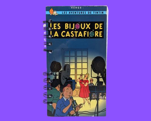 Tintin Les Bijoux de la Castafiore VHS Movie Notebook